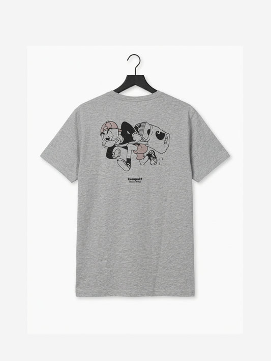 Men's 100% Cotton Crew Neck T-Shirt – Damn Day (Grey) | 180 GSM