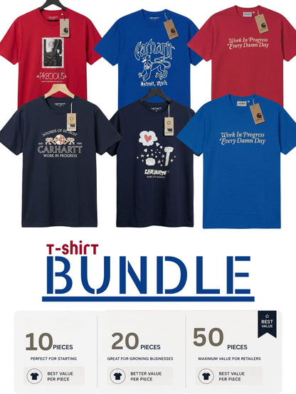 Men's Wholesale T-Shirt Bundle – 10, 20 & 50 Pieces