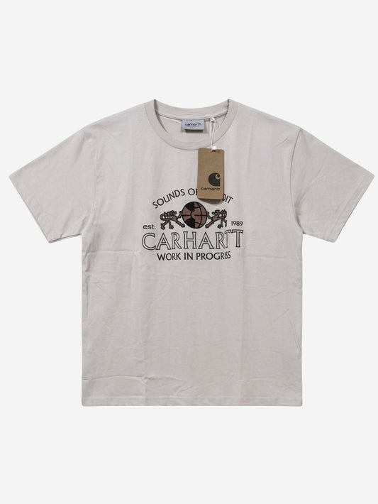 Men's 100% Cotton Crew Neck T-Shirt – Sound of Detroit (Light Beige) | 180 GSM