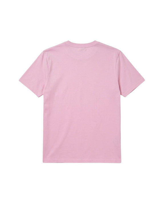 Men's Cotton-Poly Fleece Crew Neck Sweatshirt – Duck Print (Light Pink) | 320 GSM