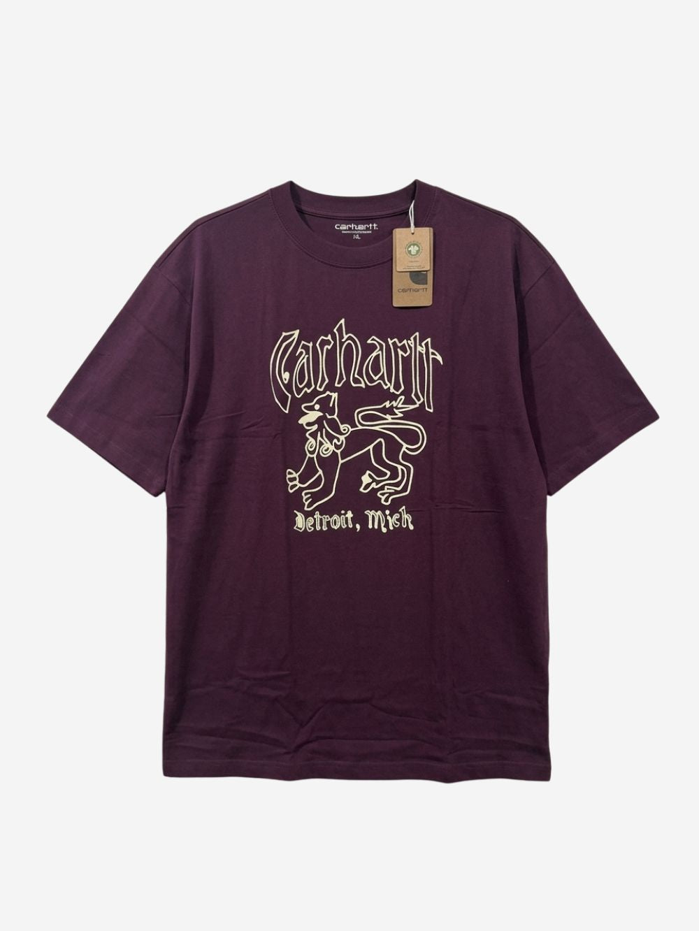 Men's Cotton-Poly Fleece Crew Neck Sweatshirt – Damn Day (Burgandy) | 320 GSM