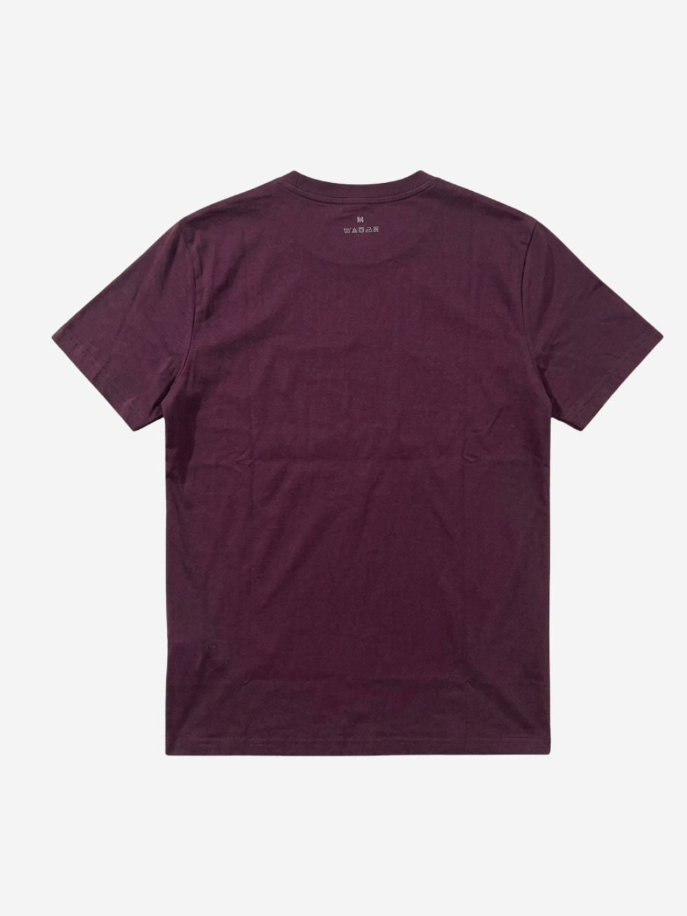 Men's 100% Cotton Crew Neck T-Shirt – Orange Mountain (Burgundy) | 180 GSM