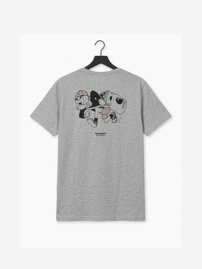 Men's 100% Cotton Crew Neck T-Shirt – Damn Day (Grey) | 180 GSM