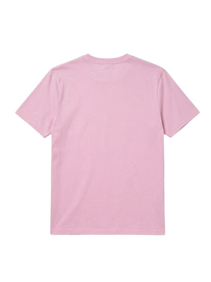 Men's 100% Cotton Crew Neck T-Shirt – Detroit Mitch Print (Light Pink) | 180 GSM