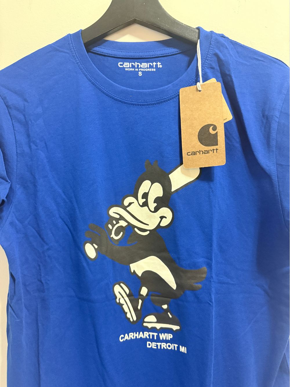 Premium Cotton T-Shirt – Duck Print (Royal Blue)
