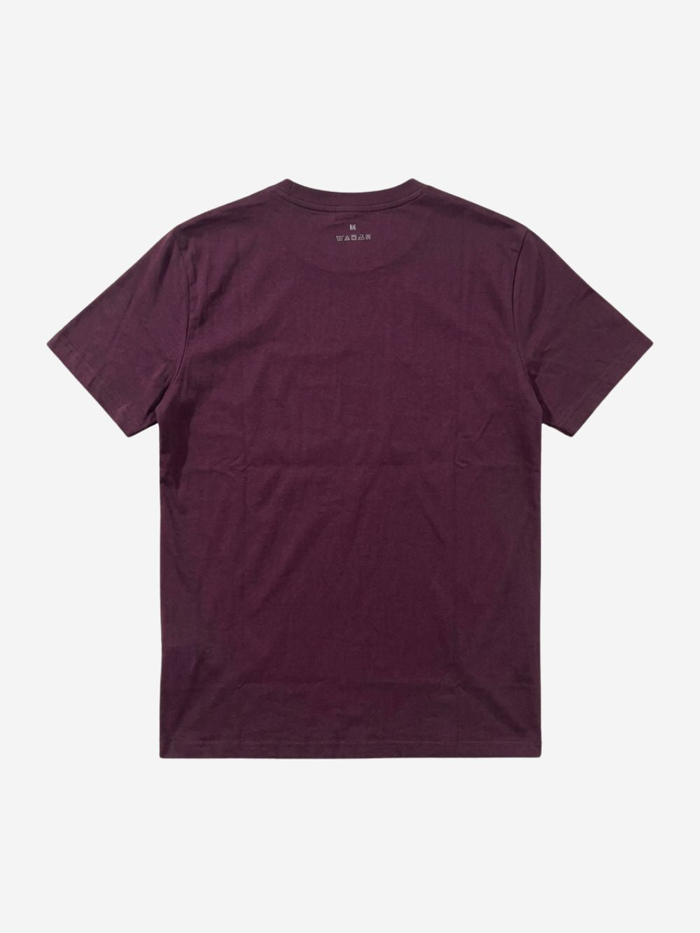 Men's 100% Cotton Crew Neck T-Shirt – Detroit Mich Print (Burgandy) | 180 GSM