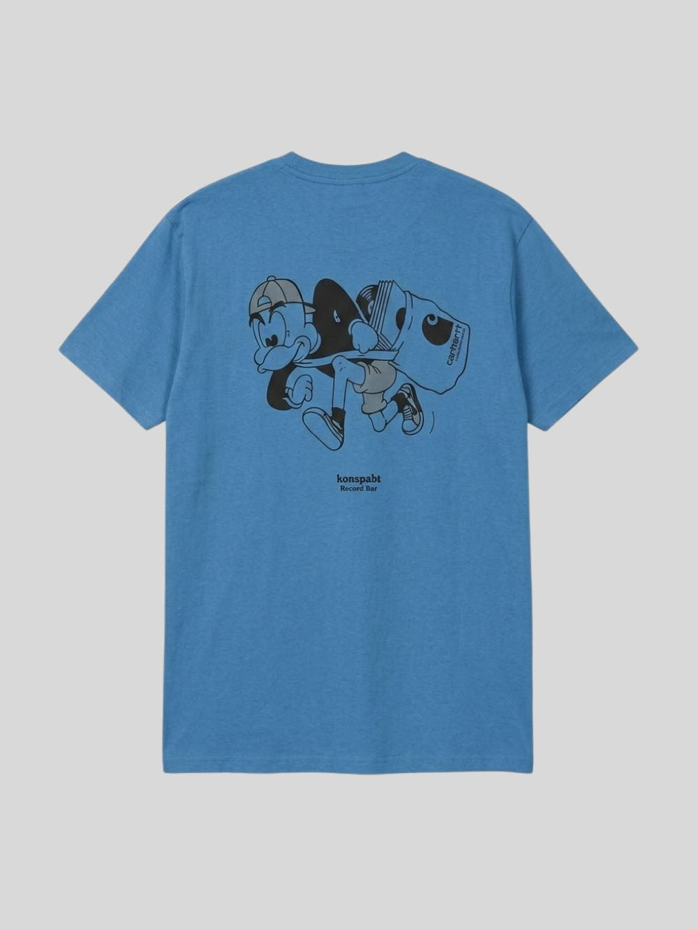 Premium Cotton T-Shirt – Damn Day (Blue/Black)