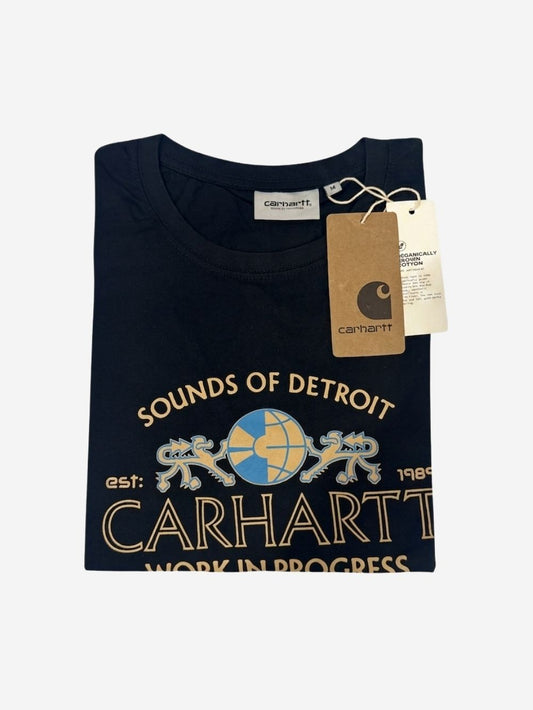 Men's 100% Cotton Crew Neck T-Shirt – Sound of Detroit (Black) | 180 GSM