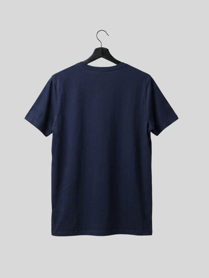 Premium Cotton T-Shirt – Love Print (Navy)