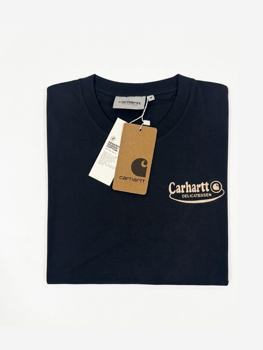 Men's 100% Cotton Crew Neck T-Shirt – Delicatessen Print (Black) | 180 GSM