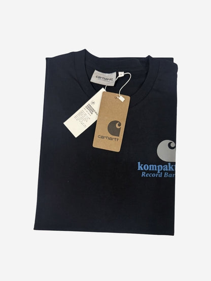 Men's 100% Cotton Crew Neck T-Shirt – Kompakt (Black) | 180 GSM