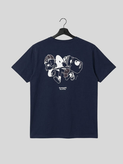 Premium Cotton T-Shirt – Damn Day Print (Navy)