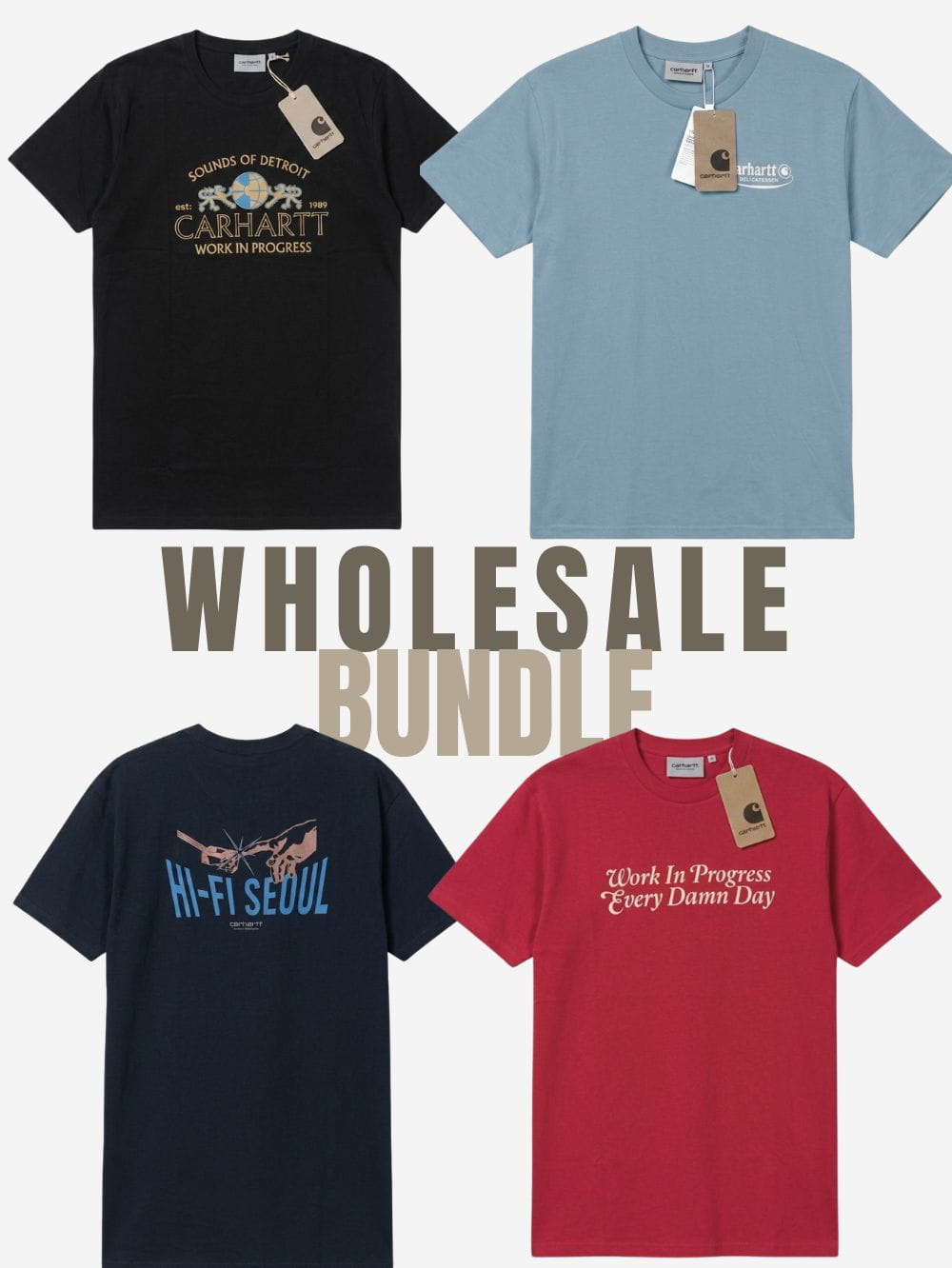 Men's Wholesale T-Shirt Multi Pack – 5, 10 & 20 Pieces