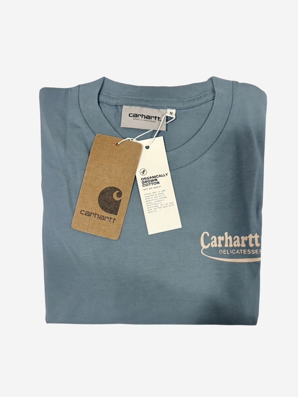 Men's 100% Cotton Crew Neck T-Shirt – Delicate (Sky Blue) | 180 GSM