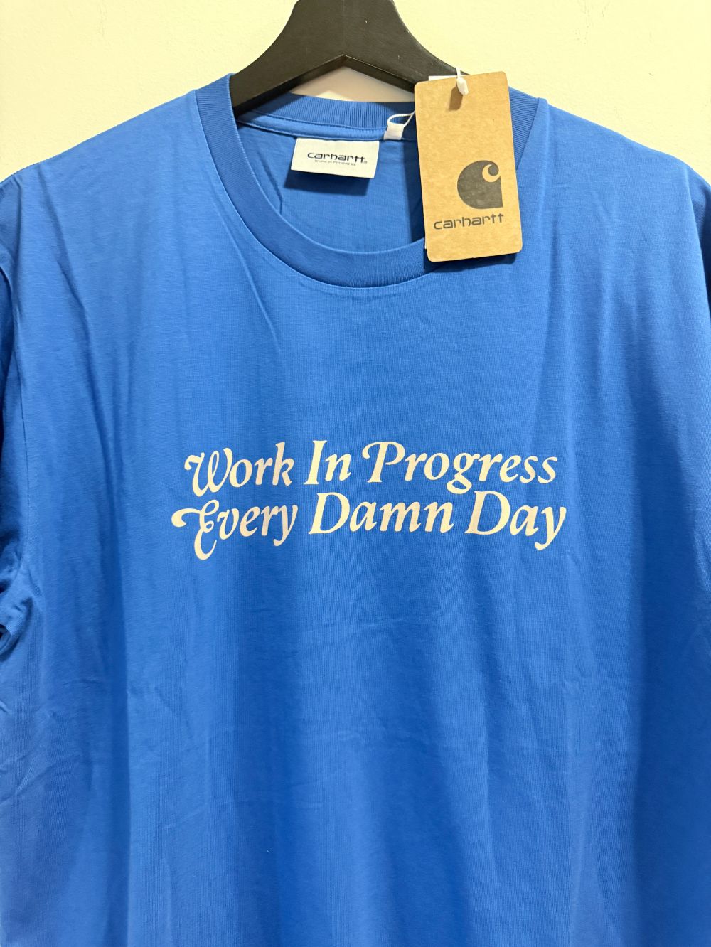 Premium Cotton T-Shirt – Damn Day (Royal Blue)