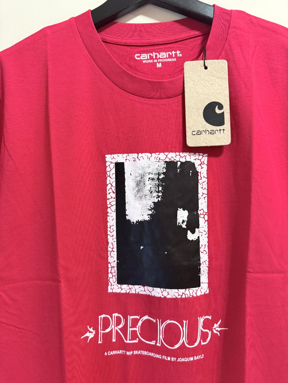 Premium Cotton T-Shirt – Destroy Print (Red)
