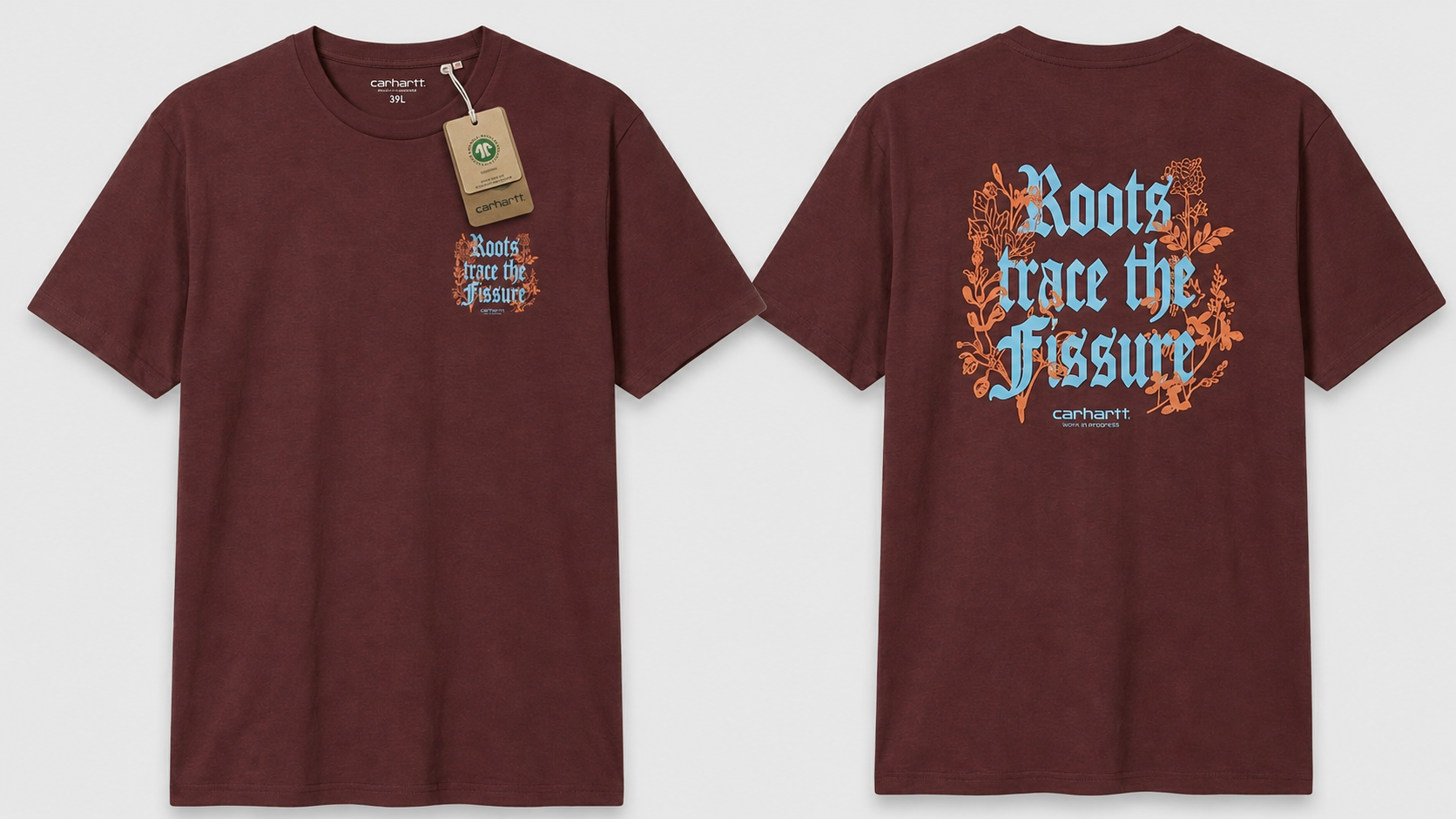 Wholesale Premium 'Roots Trace the Fissure' Graphic T-Shirt