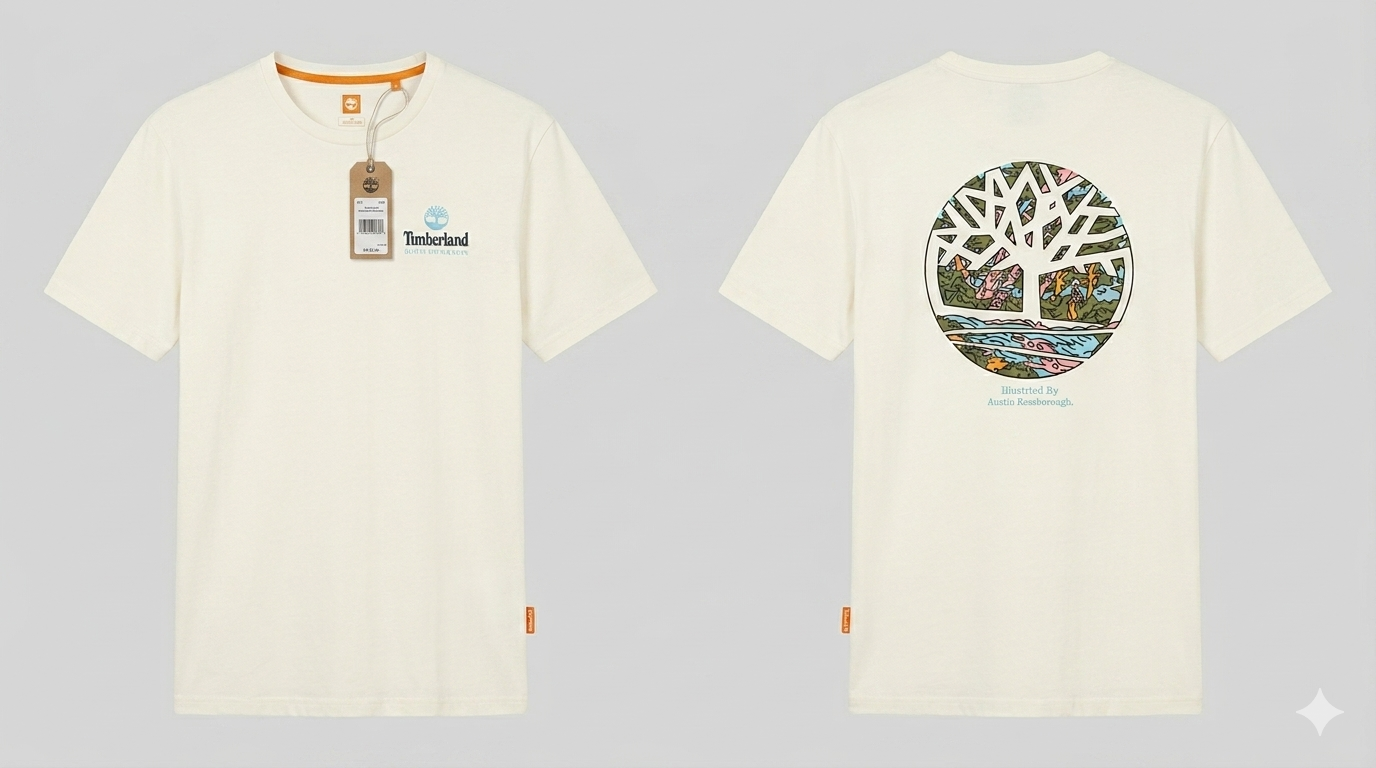 Wholesale Premium Graphic Crew-Neck T-Shirt – Nature-Inspired Limited Edition