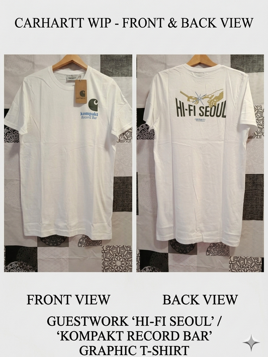 Wholesale Lot: Carhartt WIP "Hi-Fi Seoul / Kompakt Record Bar" Graphic T-Shirt