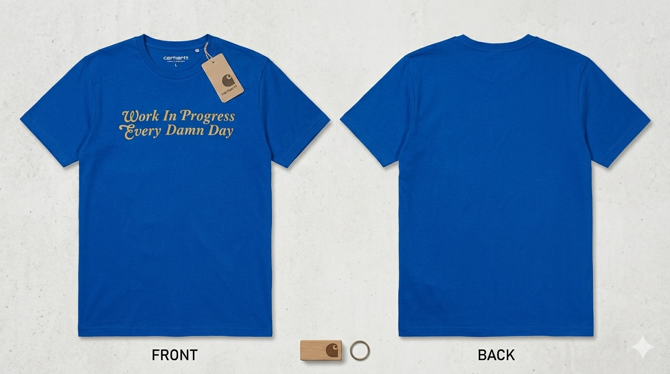 Wholesale Product  Premium "Work In Progress" Graphic T-Shirt