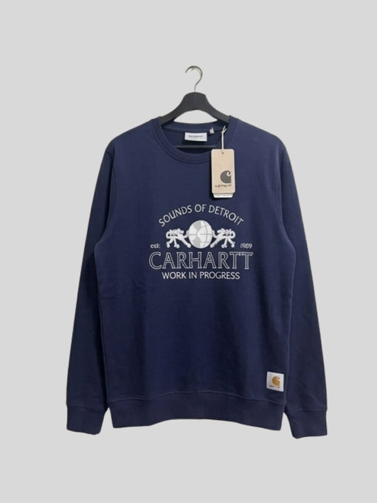 Fleece Sweatshirt – Damn Day (No Back) (Navy Blue)