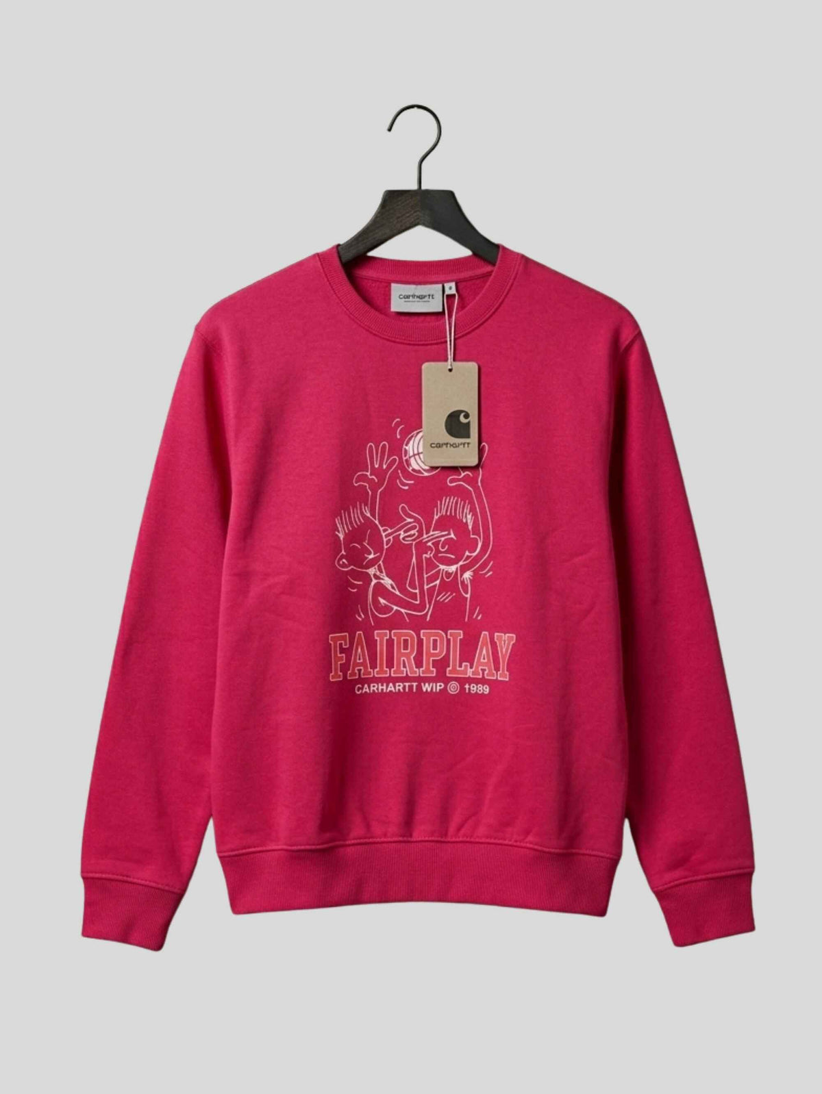 Premium men's Fleece Sweatshirt – Fairplay (Red)