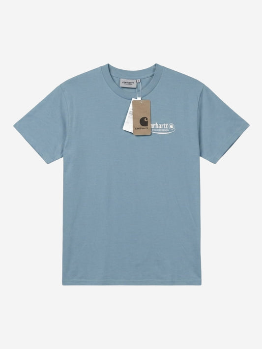 Men's 100% Cotton Crew Neck T-Shirt – Delicate (Sky Blue) | 180 GSM
