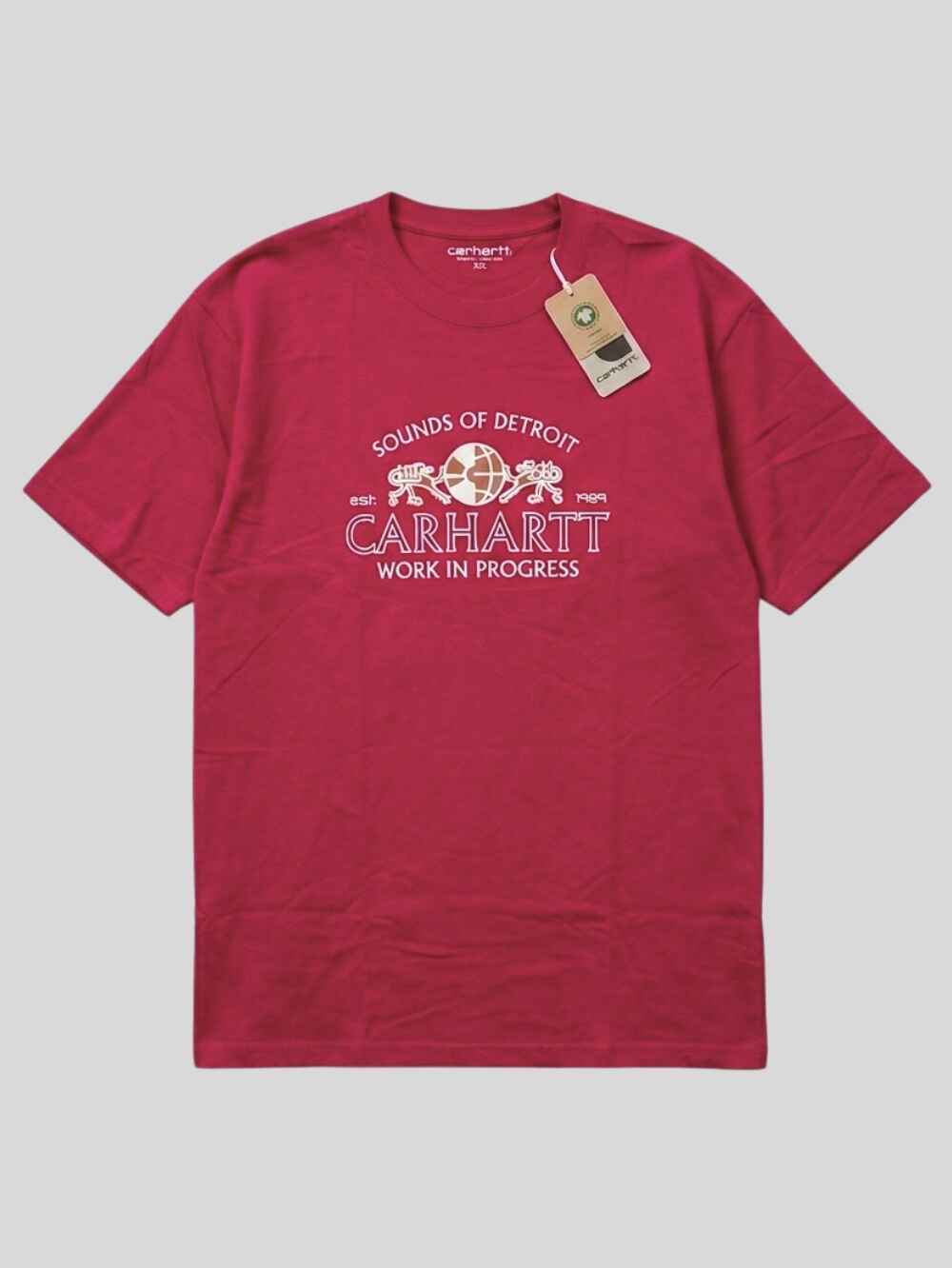 Premium Cotton T-Shirt – Sound of Detroit (Red)