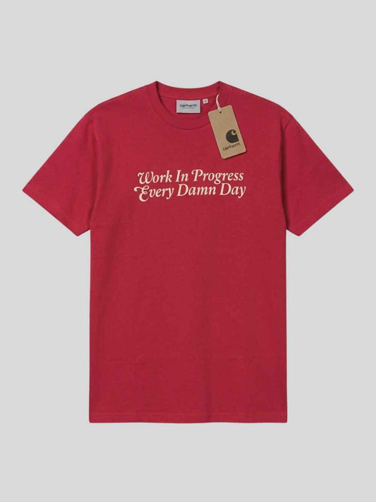 Premium Cotton T-Shirt – Damn Day (Red)