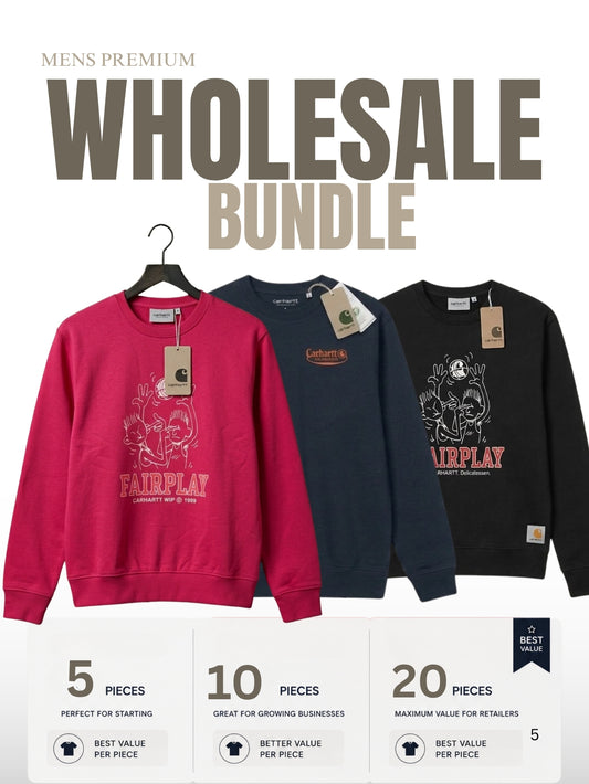 Men's Wholesale Sweatshirt Bundle – 5, 10 & 20 Pieces