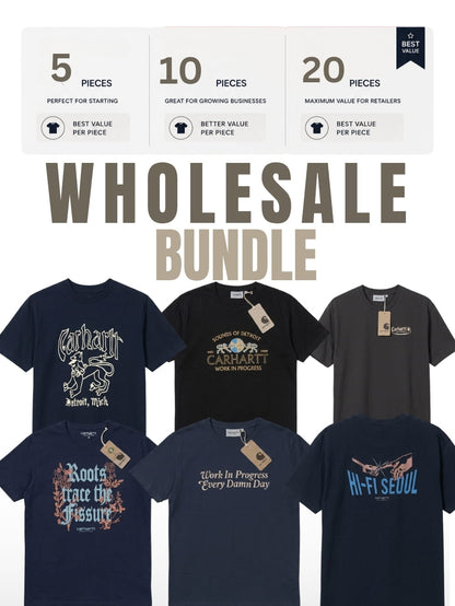 Men's Wholesale T-Shirt Multi Pack – 5, 10 & 20 Pieces