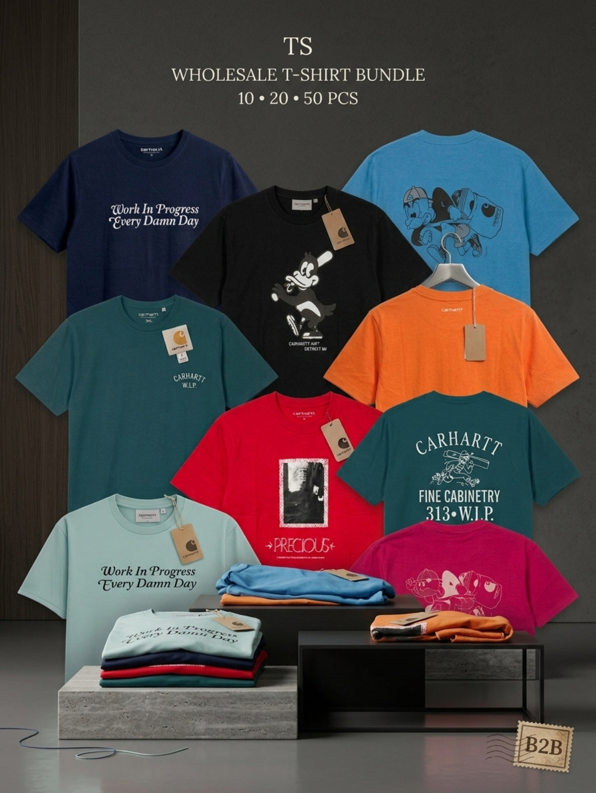 Wholesale T-Shirt Bundle – 10, 20 & 50 Pieces