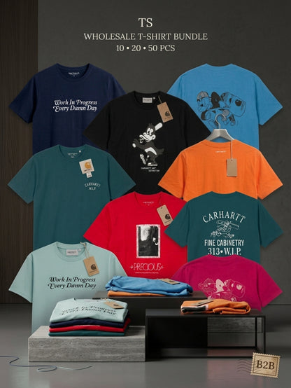 Wholesale T-Shirt Bundle – 10, 20 & 50 Pieces