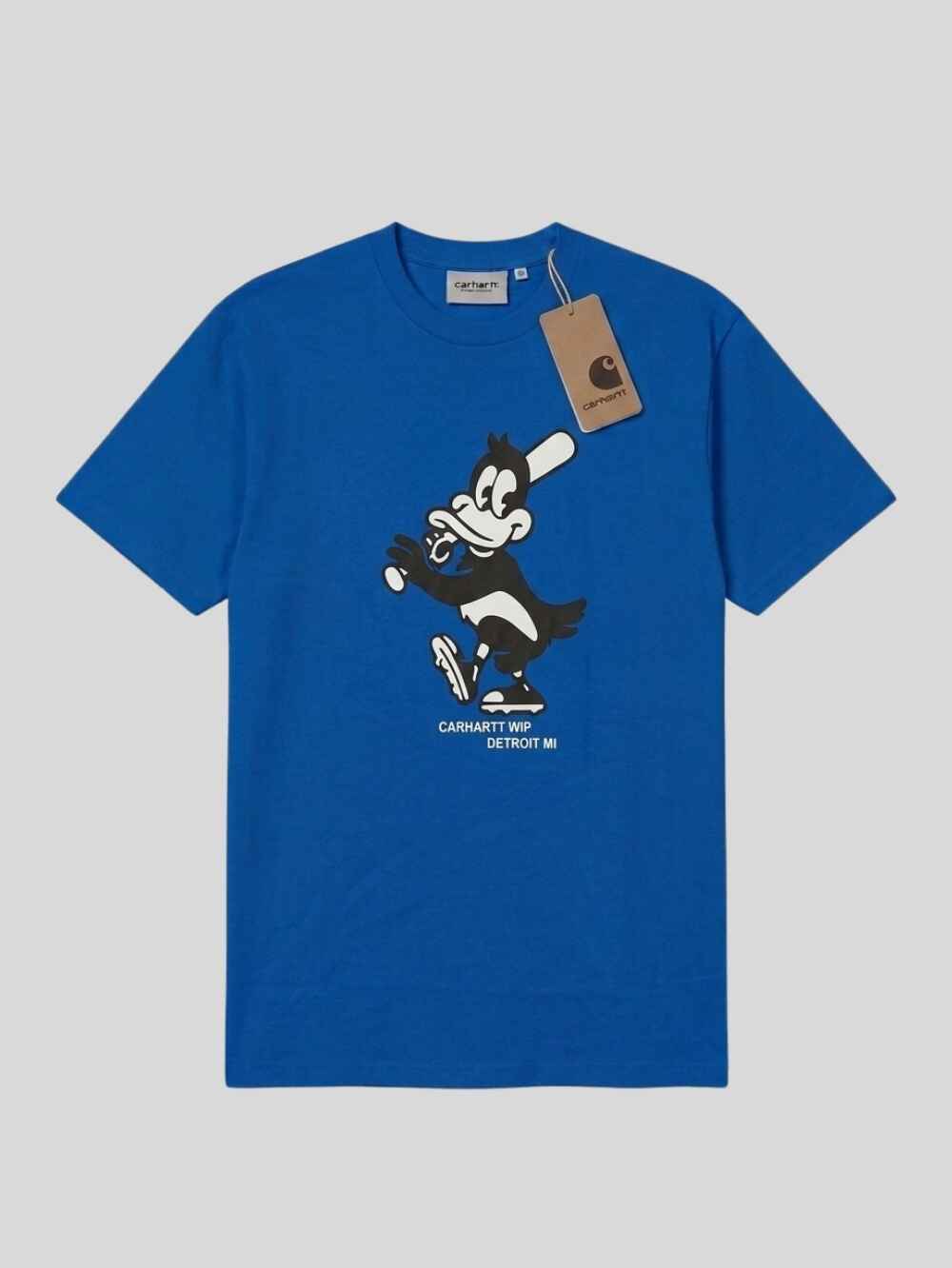 Premium Cotton T-Shirt – Duck Print (Royal Blue)