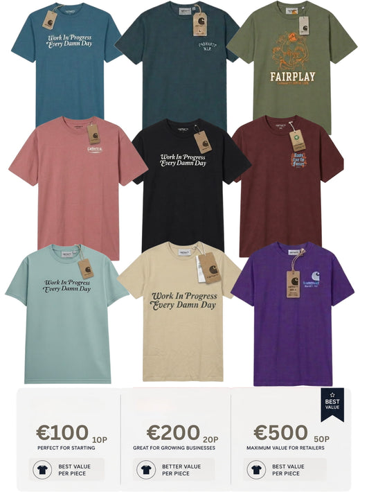 Men's Wholesale T-Shirt Bundle – 10, 20 & 50 Pieces