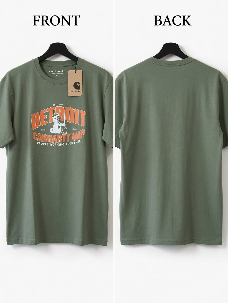 Carhartt WIP — "Detroit / People Working Together" Graphic Tee